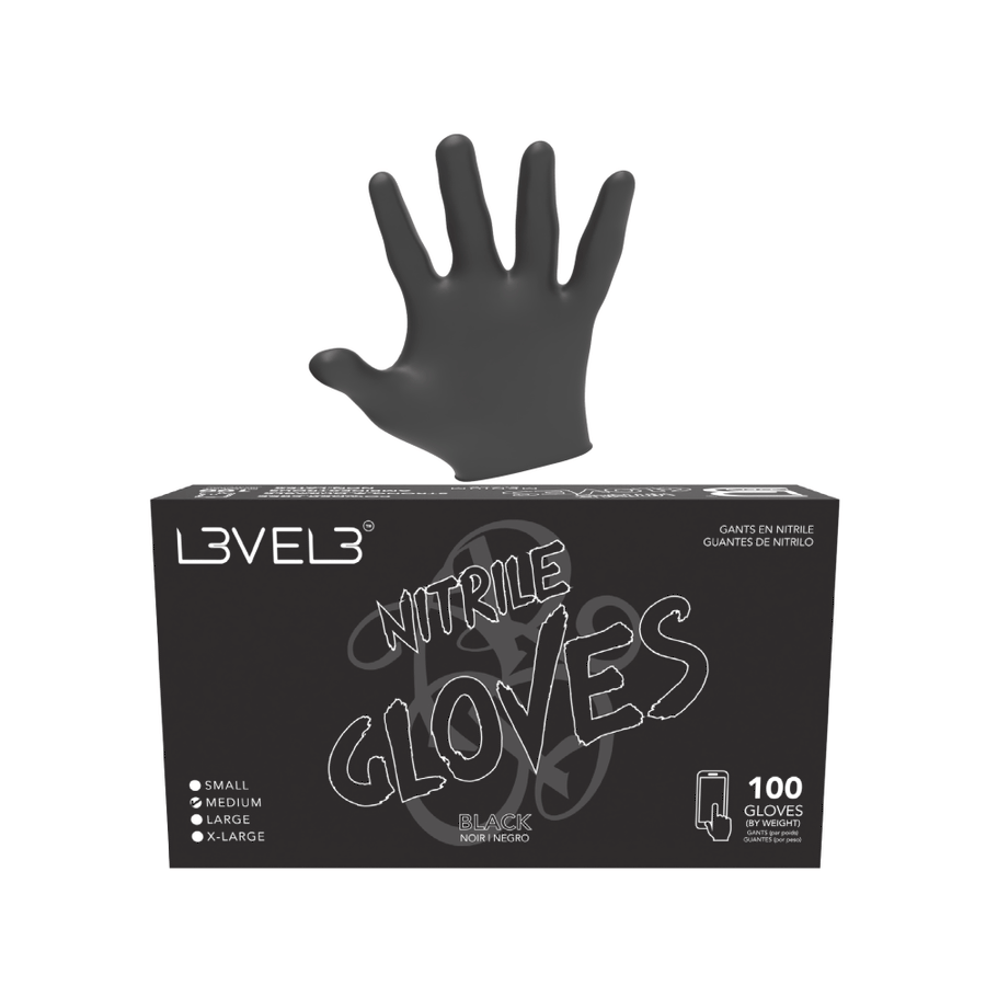 Black Nitrile Gloves